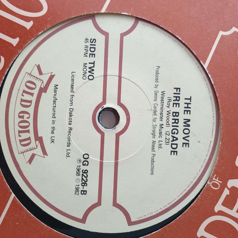 The Move  Flowers In The Rain - Vinyl 7" Record - Very-Good+ Quality (VG+) (verygoodplus)