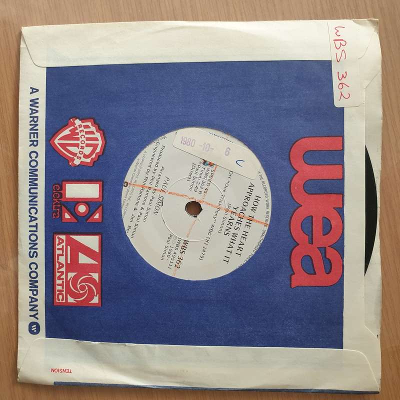 Paul Simon  Late In The Evening - Vinyl 7" Record - Very-Good+ Quality (VG+) (verygoodplus)