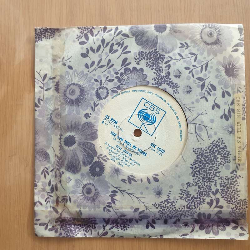 Full House  Baby Blue (Rhodesia) - Vinyl 7" Record - Very-Good+ Quality (VG+) (verygoodplus)