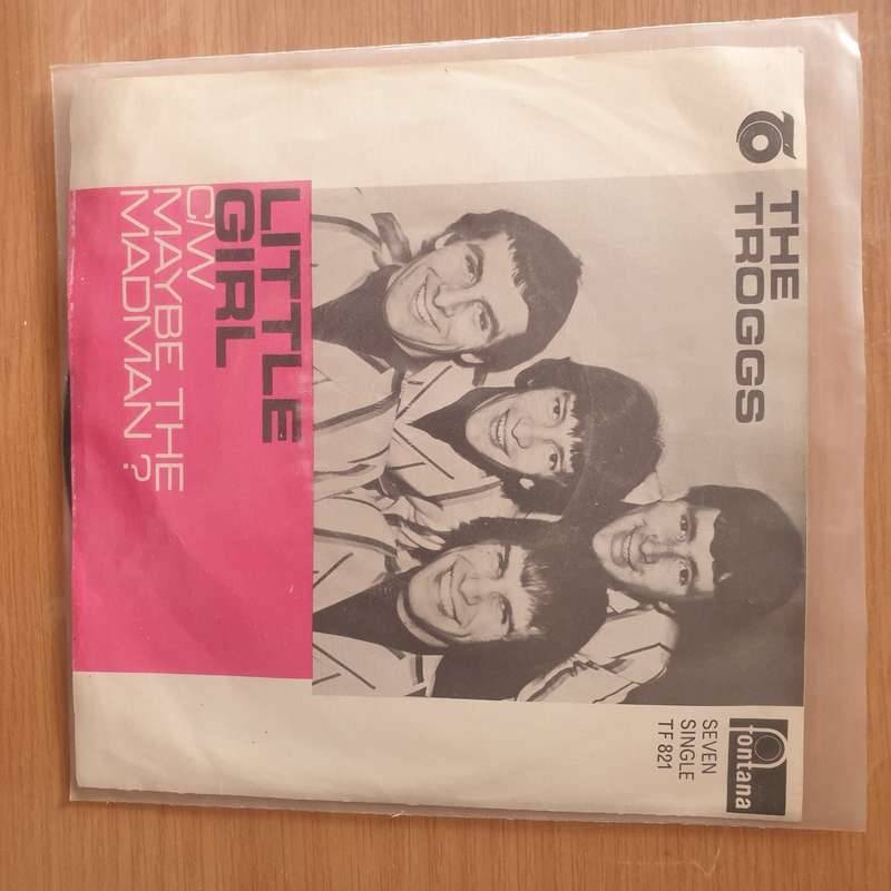 The Troggs  Little Girl - Vinyl 7" Record - Very-Good+ Quality (VG+) (verygoodplus)