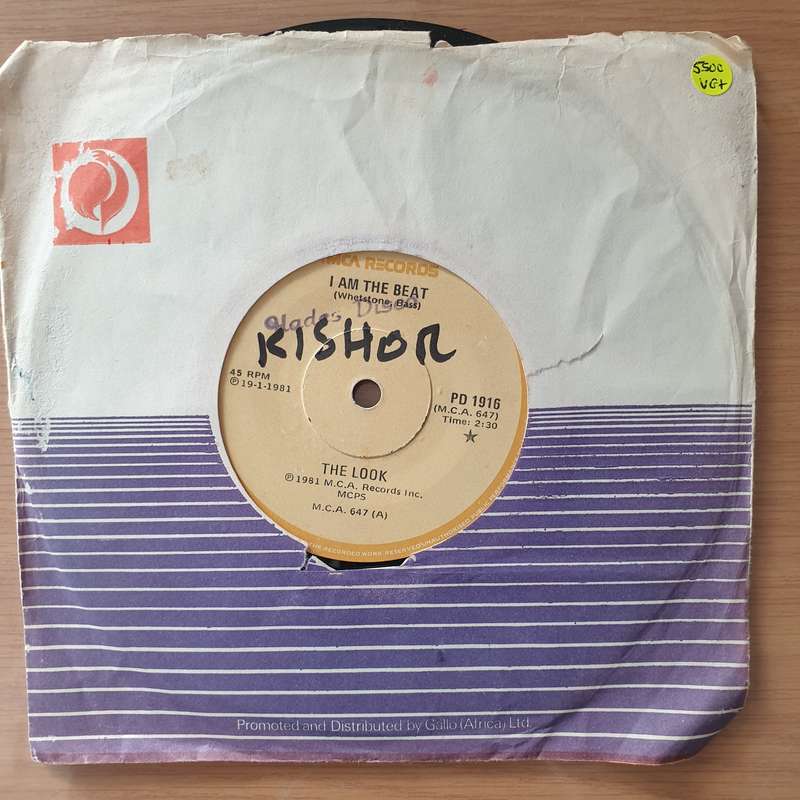 The Look  I Am The Beat - Vinyl 7" Record - Very-Good+ Quality (VG+) (verygoodplus)