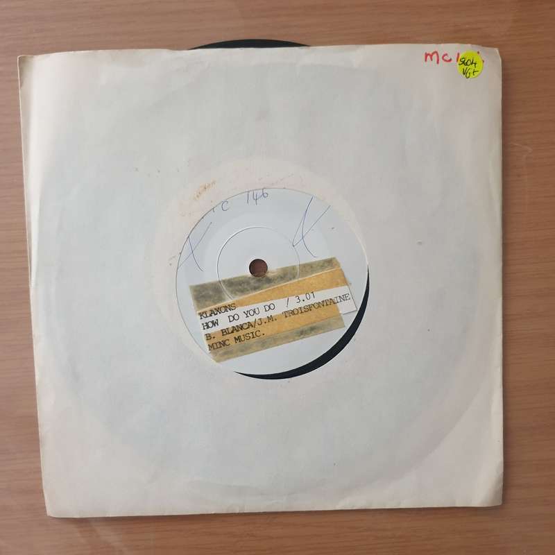 The Klaxons  How Do You Do? - Vinyl 7" Record - Very-Good+ Quality (VG+) (verygoodplus)