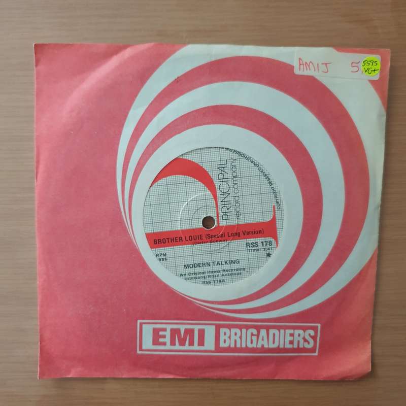 Modern Talking  Brother Louie - Vinyl 7" Record - Very-Good+ Quality (VG+) (verygoodplus)