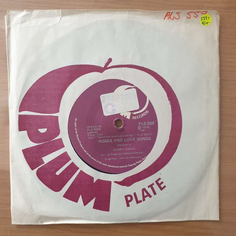 Bobby Angel  It's A Burning Thing - Vinyl 7" Record - Very-Good+ Quality (VG+) (verygoodplus)