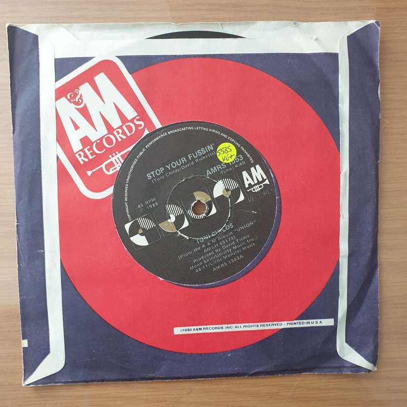 Toni Childs  Stop Your Fussin' - Vinyl 7" Record - Very-Good+ Quality (VG+) (verygoodplus)