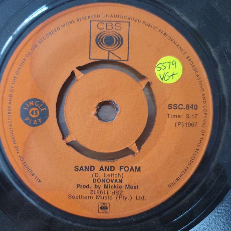 Donovan  There Is A Mountain - Vinyl 7" Record - Very-Good+ Quality (VG+) (verygoodplus)