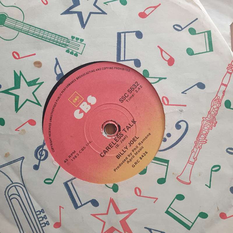 Billy Joel  Uptown Girl - Vinyl 7" Record - Very-Good+ Quality (VG+) (verygoodplus)