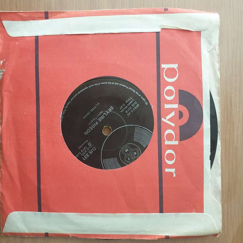 Elton John  Daniel - Vinyl 7" Record - Very-Good+ Quality (VG+) (verygoodplus)
