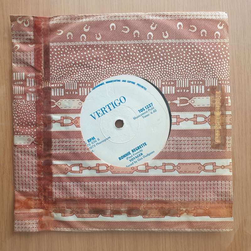 Voyager  Judas (Rhodesia) - Vinyl 7" Record - Very-Good+ Quality (VG+) (verygoodplus)