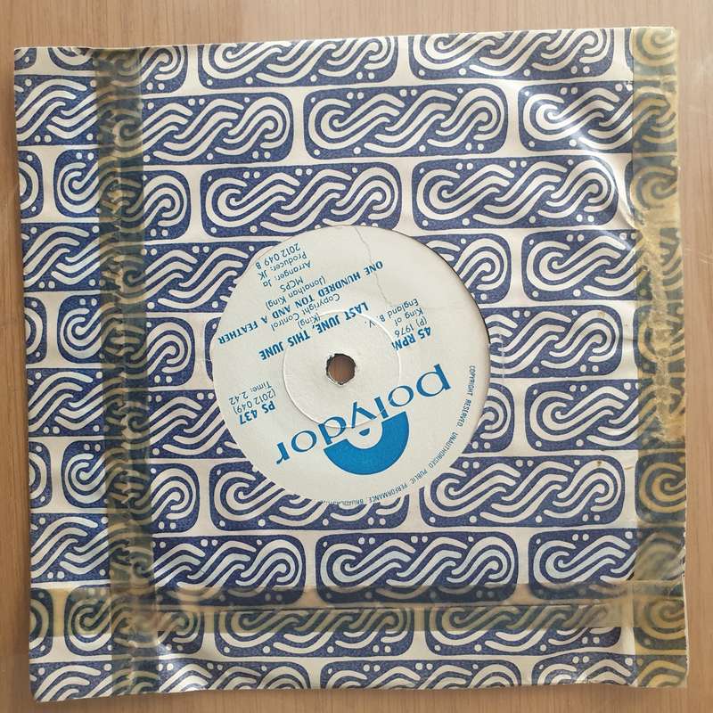 One Hundred Ton And A Feather  It Only Takes A Minute (Rhodesia) - Vinyl 7" Record - Very-Good...