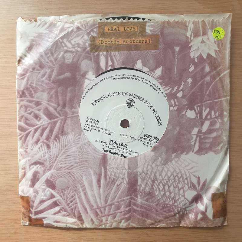 The Doobie Brothers  Real Love (Rhodesia) - Vinyl 7" Record - Very-Good+ Quality (VG+) (verygo...