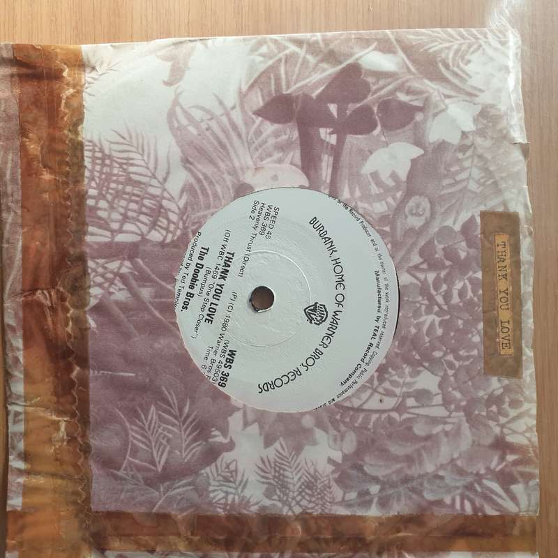 The Doobie Brothers  Real Love (Rhodesia) - Vinyl 7" Record - Very-Good+ Quality (VG+) (verygo...