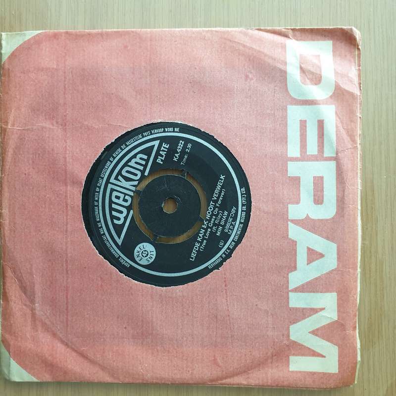 Min Shaw - Ou Kraal Liedjie - Vinyl 7" Record - Very-Good+ Quality (VG+) (verygoodplus)