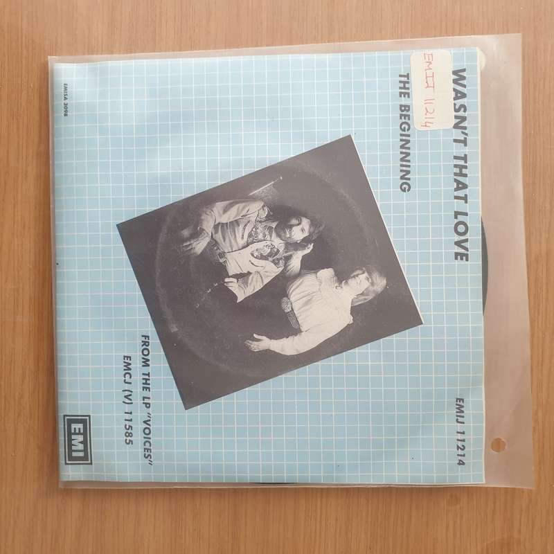Bobby Angel and Barbara Ray - Wasn't That Love - Vinyl 7" Record - Very-Good+ Quality (VG+) (very...