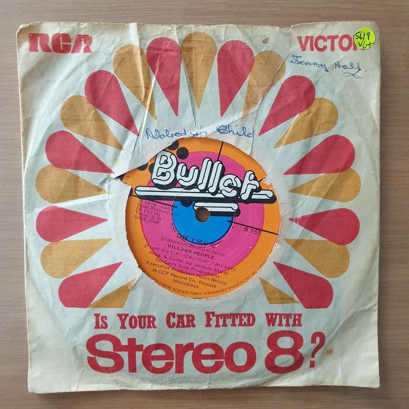 Village People  The Y.M.C.A. - Vinyl 7" Record - Very-Good+ Quality (VG+) (verygoodplus)