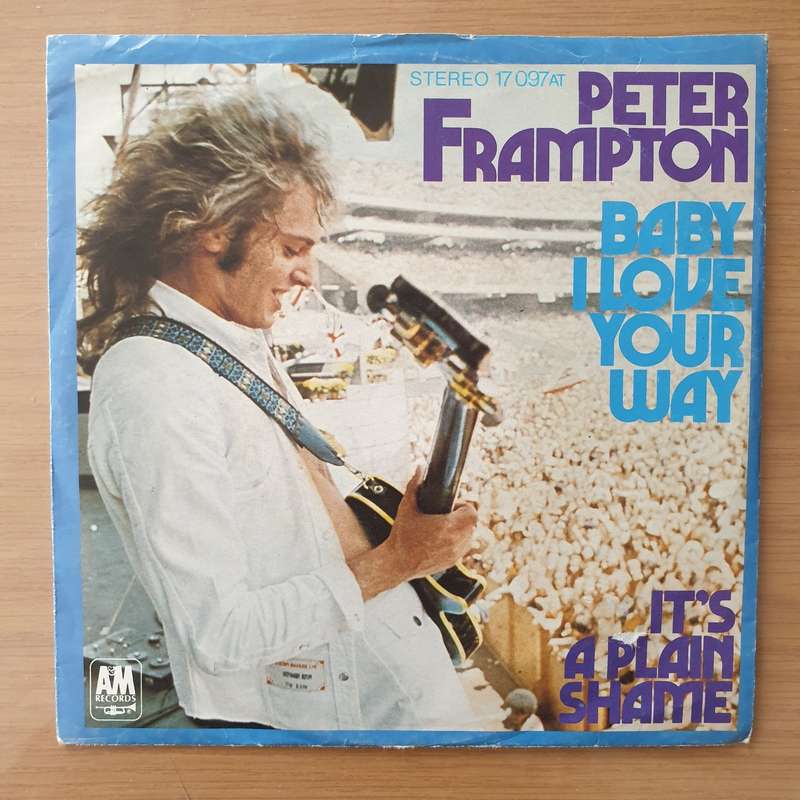 Peter Frampton  Baby, I Love Your Way - Vinyl 7" Record - Very-Good+ Quality (VG+) (verygoodplus)