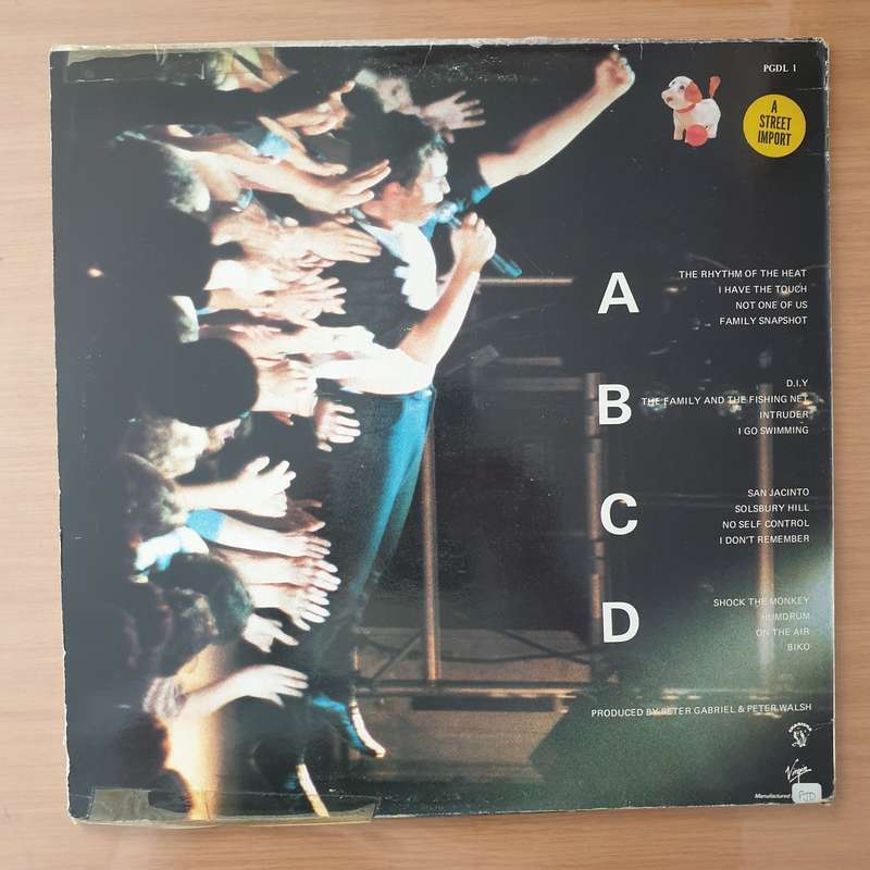 Peter Gabriel  Plays Live - Double Vinyl LP Record - Very-Good+ Quality (VG+) (verygoodplus)