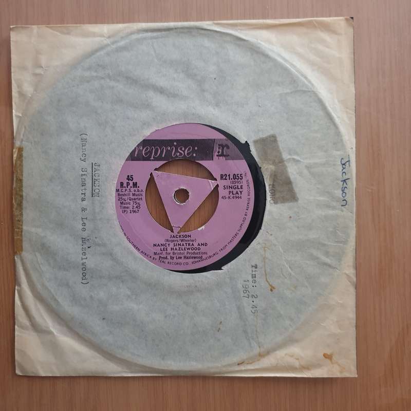 Nancy Sinatra  You Only Live Twice / Jackson - Vinyl 7" Record - Very-Good+ Quality (VG+) (ver...