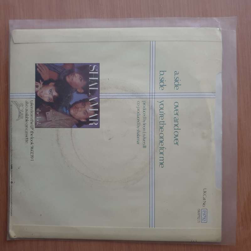 Shalamar  Over And Over - Vinyl 7" Record - Very-Good+ Quality (VG+) (verygoodplus)
