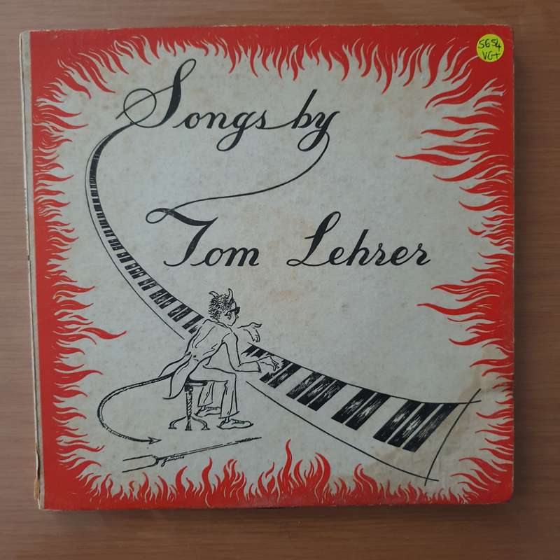 Tom Lehrer  Songs By Tom Lehrer - Vinyl 7" Record - Very-Good+ Quality (VG+) (verygoodplus)