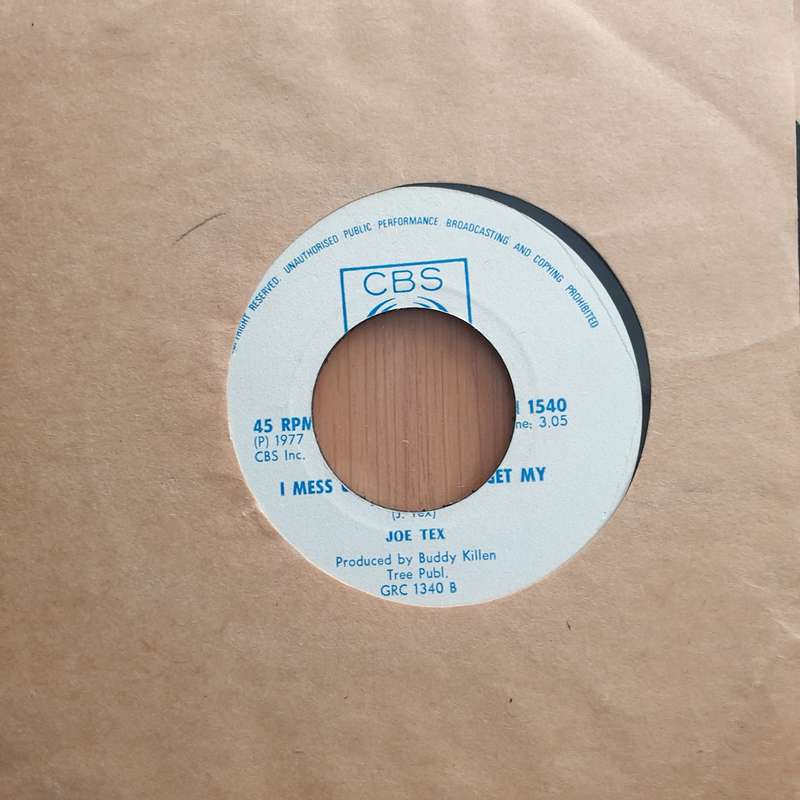 Joe Tex  - Ain't I A Mess - Vinyl 7" Record - Very-Good+ Quality (VG+) (verygoodplus)