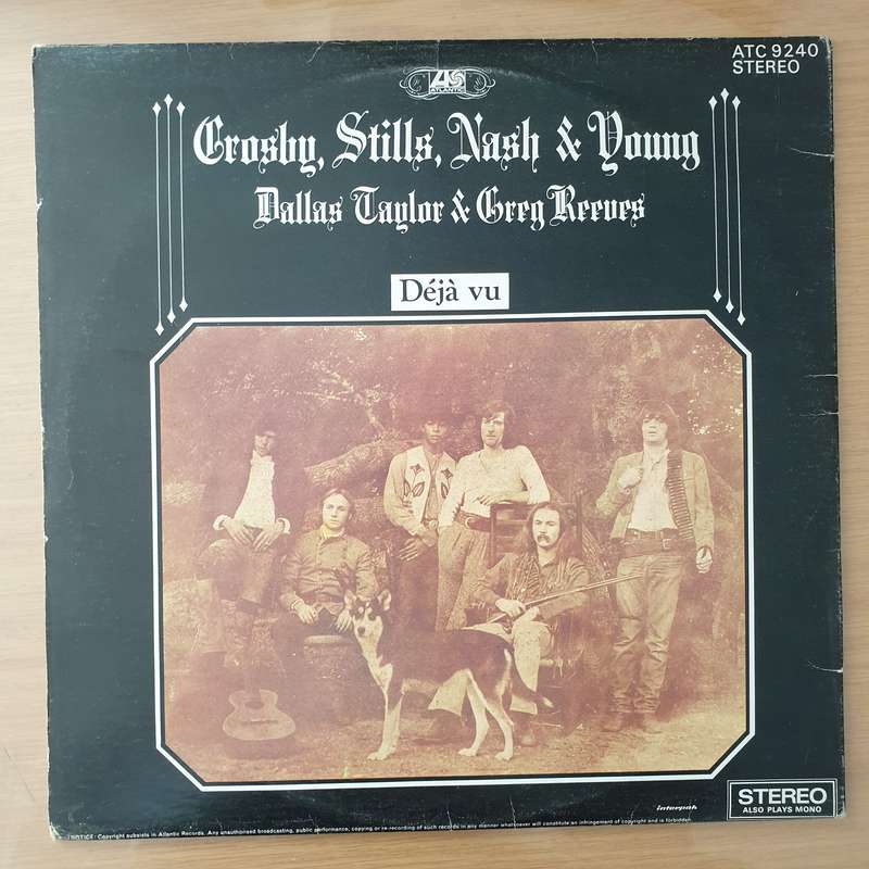 Crosby, Stills, Nash & Young  Déjà Vu - Vinyl LP Record - Very-Good+ Quality (VG+) (verygood...