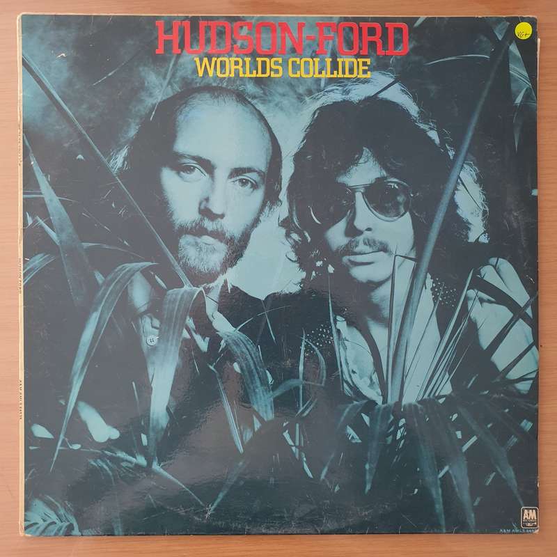 Hudson-Ford  Worlds Collide - Vinyl LP Record - Very-Good+ Quality (VG+) (verygoodplus)