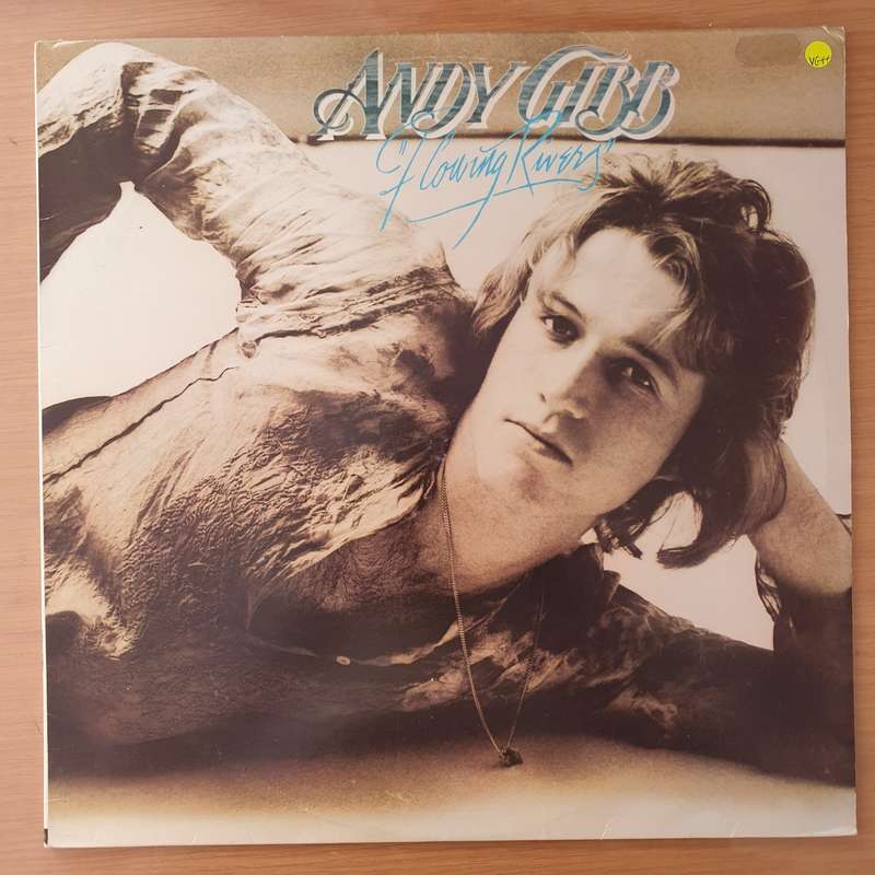 Andy Gibb  Flowing Rivers - Vinyl LP Record - Very-Good+ Quality (VG+) (verygoodplus)