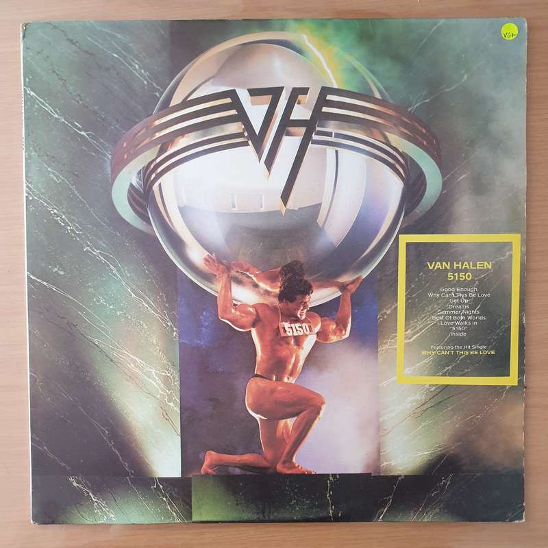 Van Halen  5150 - Vinyl LP Record - Very-Good+ Quality (VG+) (verygoodplus)
