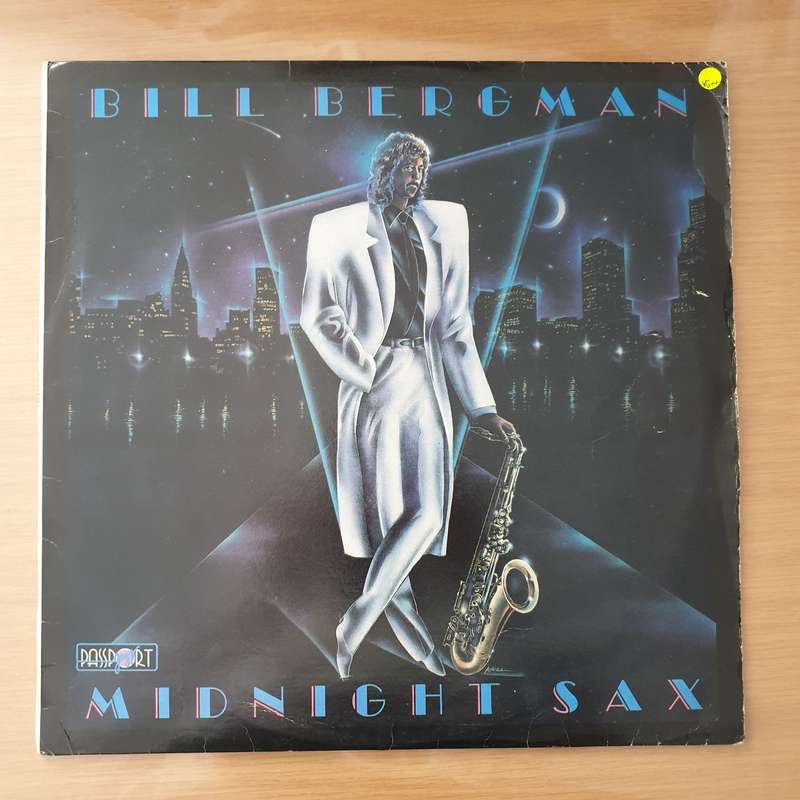 Bill Bergman  Midnight Sax - Vinyl LP Record - Very-Good+ Quality (VG+) (verygoodplus)