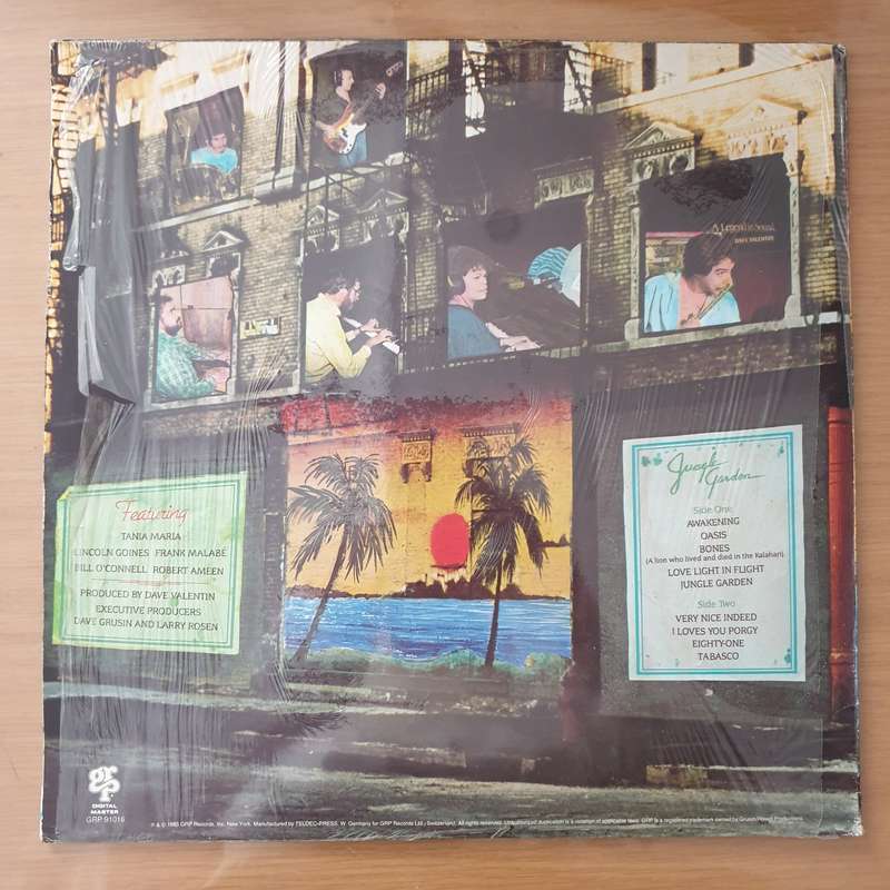 Dave Valentin  Jungle Garden - Vinyl LP Record - Very-Good+ Quality (VG+) (verygoodplus)