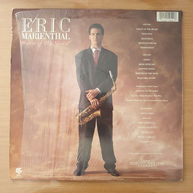 Eric Marienthal  Voices Of The Heart - Vinyl LP Record - Very-Good+ Quality (VG+) (verygoodplus)