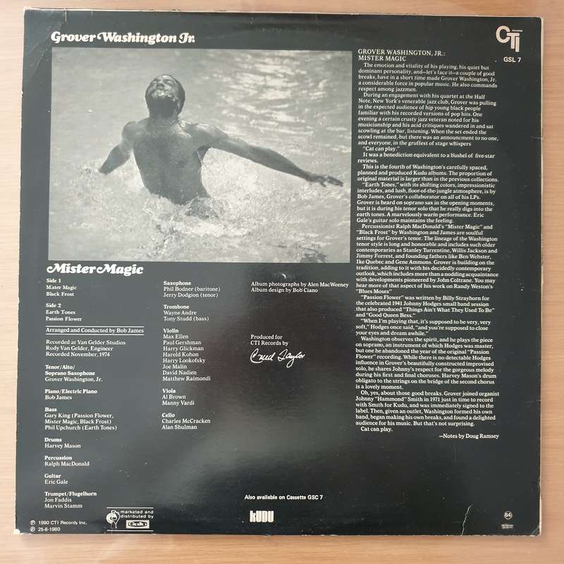 Grover Washington, Jr. - Mister Magic - Vinyl LP Record (VG+)