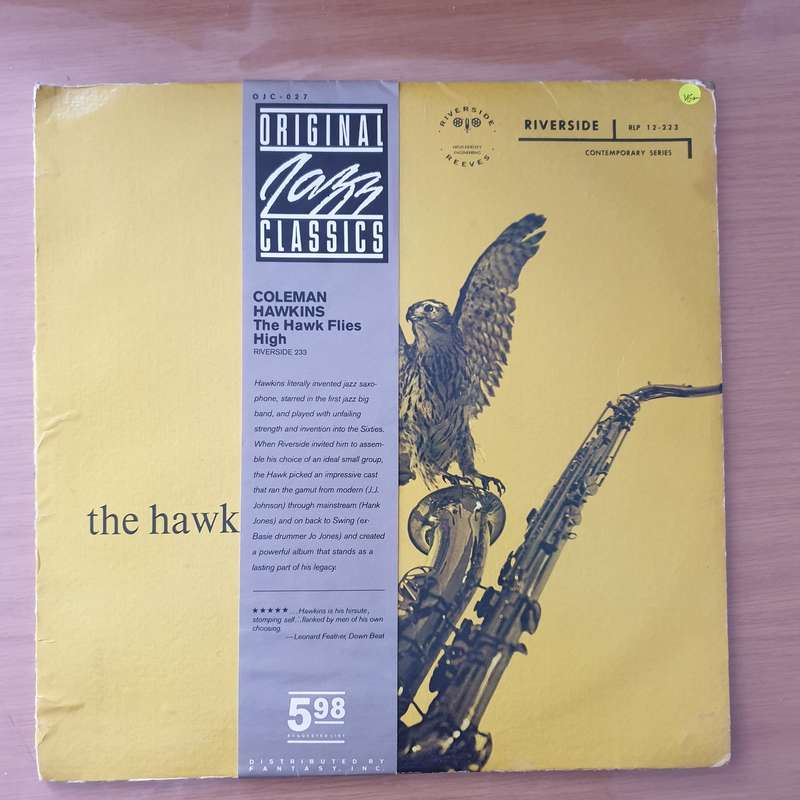Coleman Hawkins  The Hawk Flies High - Vinyl LP Record - Very-Good+ Quality (VG+) (verygoodplus)
