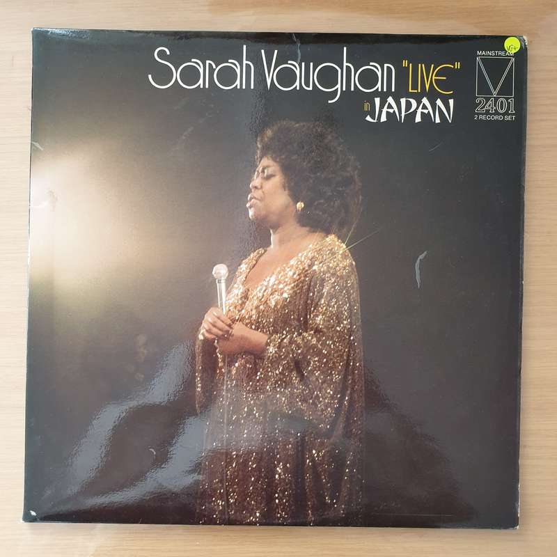 Sarah Vaughan  "Live" In Japan - Vinyl LP Record - Very-Good+ Quality (VG+) (verygoodplus)