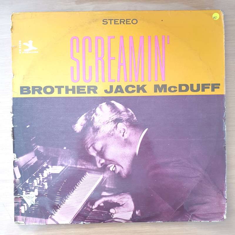 Brother Jack McDuff  Screamin' - Vinyl LP Record - Very-Good Quality (VG) (vgood)