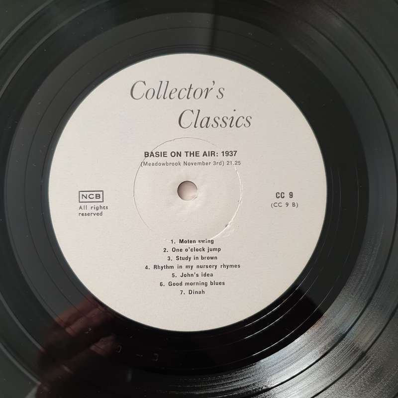 Count Basie  Basie On The Air - Vinyl LP Record - Very-Good+ Quality (VG+) (verygoodplus)