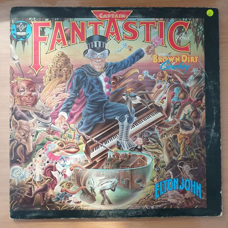 Elton John  Captain Fantastic And The Brown Dirt Cowboy - Vinyl LP Record - Very-Good- Quality...