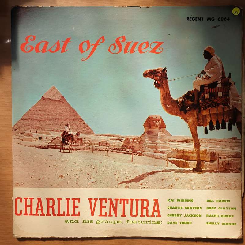 Charlie Ventura  East Of Suez - Vinyl LP Record - Very-Good+ Quality (VG+) (verygoodplus)