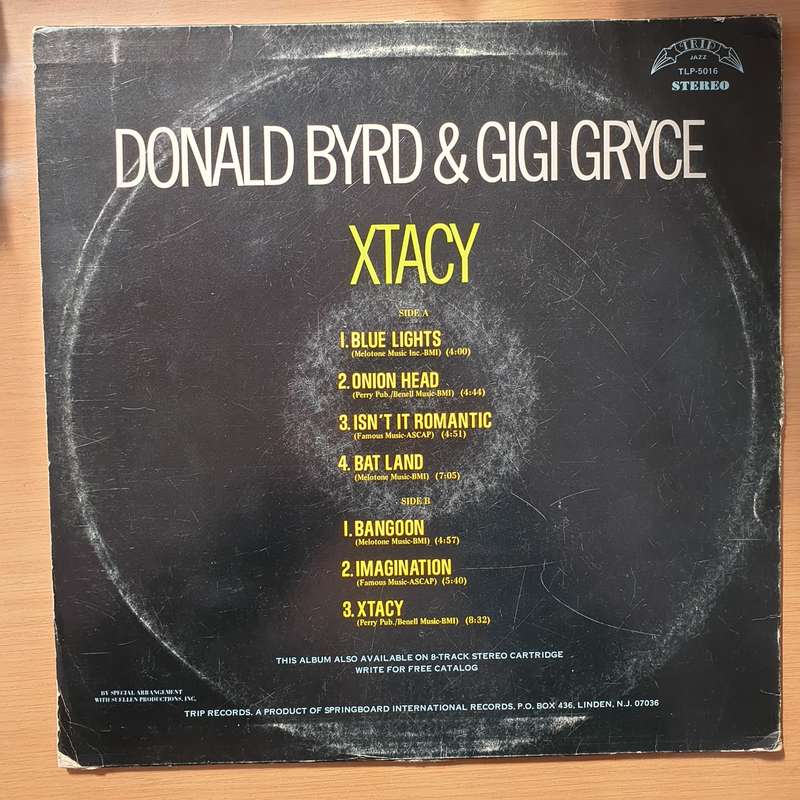 Gigi Gryce, Donald Byrd - Xtacy  Vinyl LP Record - Very-Good+ Quality (VG+) (verygoodplus)
