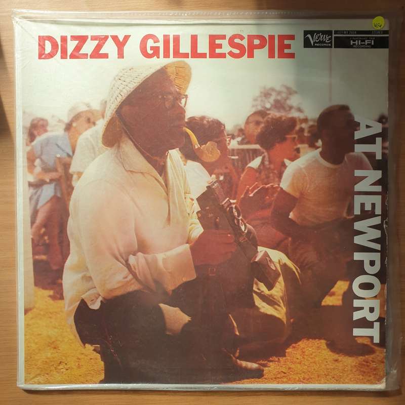 Dizzy Gillespie  At Newport (Japan Pressing) Vinyl LP Record - Very-Good+ Quality (VG+) (ve...