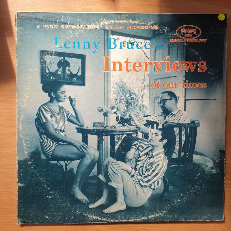 Lenny Bruce  Lenny Bruce's Interviews Of Our Times  Vinyl LP Record - Very-Good+ Quality (V...