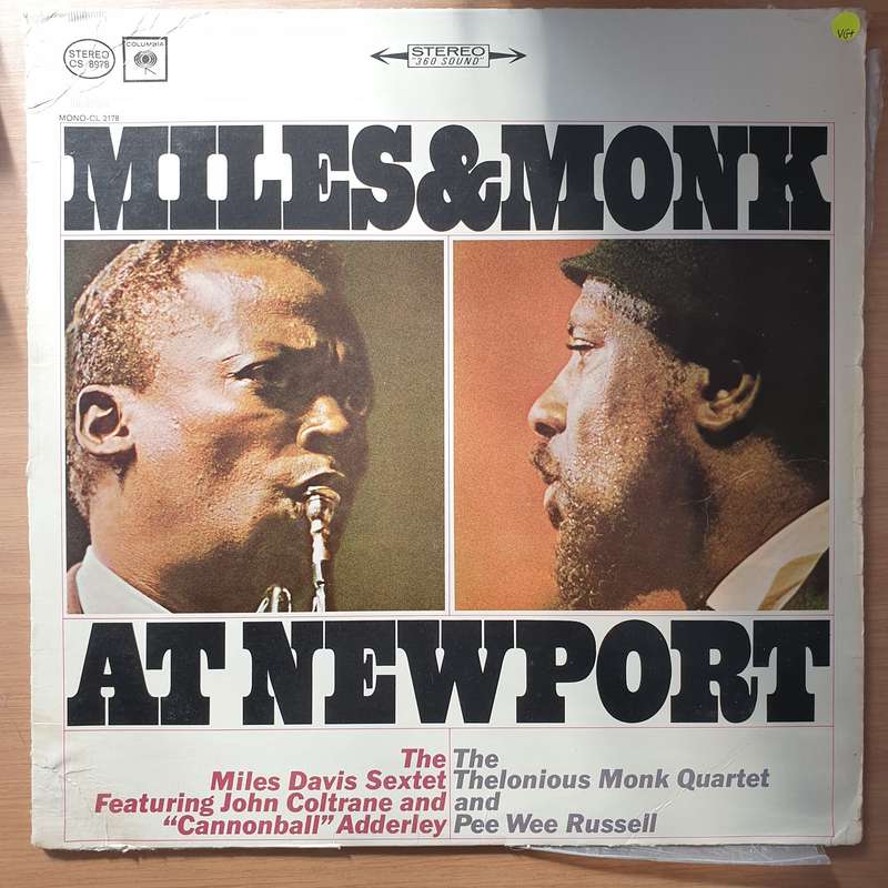 The Miles Davis Sextet & The Thelonious Monk Quartet  Miles & Monk At Newport  Vinyl LP Rec...