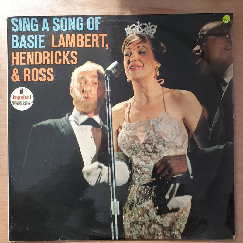 Lambert, Hendricks & Ross  Sing A Song Of Basie - Vinyl LP Record - Very-Good+ Quality (VG+) (...