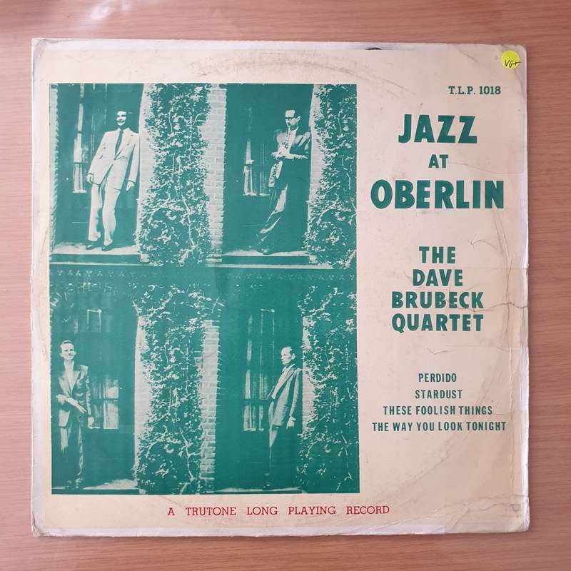 The Dave Brubeck Quartet  Jazz At Oberlin - Vinyl LP Record - Very-Good+ Quality (VG+) (verygo...