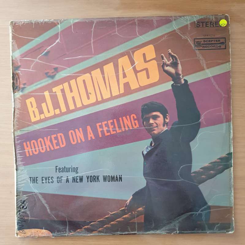 B.J. Thomas  Hooked On A Feeling - Vinyl LP Record - Very-Good+ Quality (VG+) (verygoodplus)