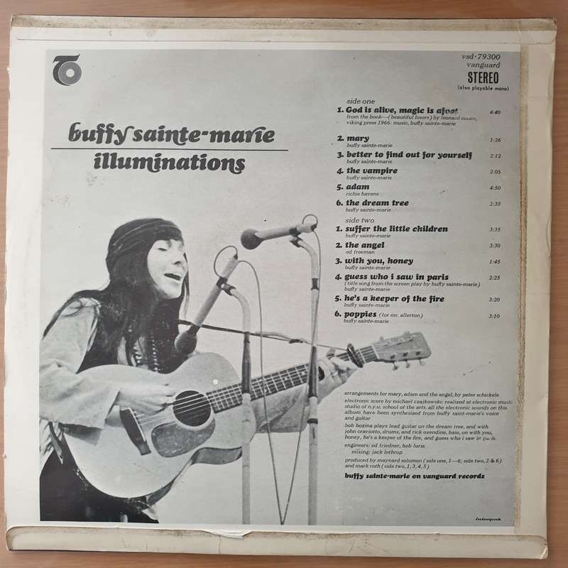 Buffy Sainte-Marie  Illuminations - Vinyl LP Record - Very-Good+ Quality (VG+) (verygoodplus)