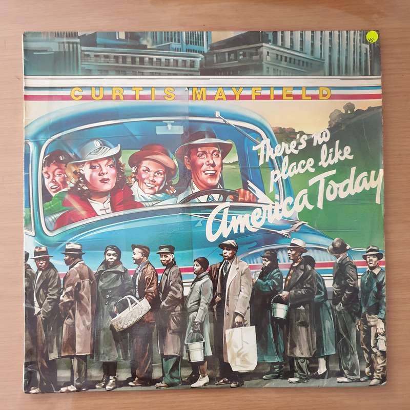 Curtis Mayfield - There's No Place Like America Today - Vinyl LP Record - Very-Good Quality (VG) ...