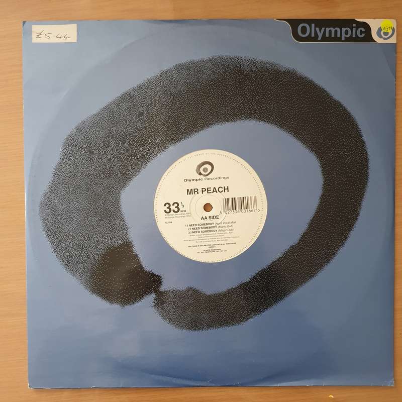 Mr Peach - Need Somebody - Vinyl LP Record - Very-Good+ Quality (VG+) (verygoodplus)