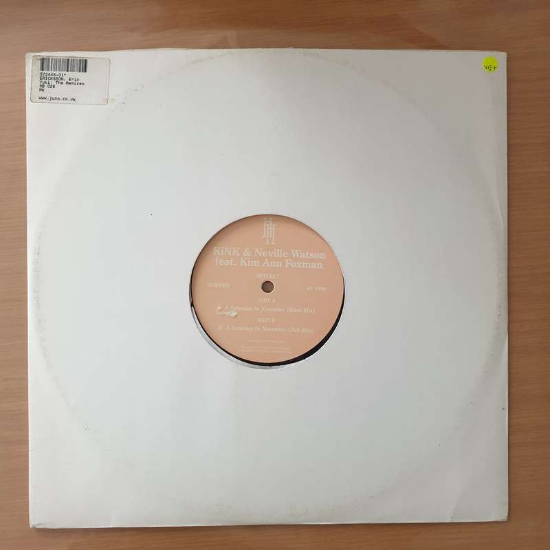 Kink & Neville Watson feat. Kim Ann Foxman - A Saturday In November - Vinyl LP Record - Very-Good...